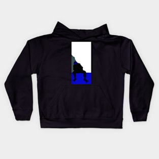 Leo silhouette Kids Hoodie